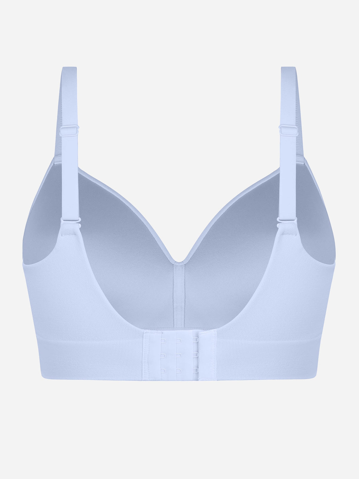 Seamless Wireless Foam Cup Bra Light Blue 1