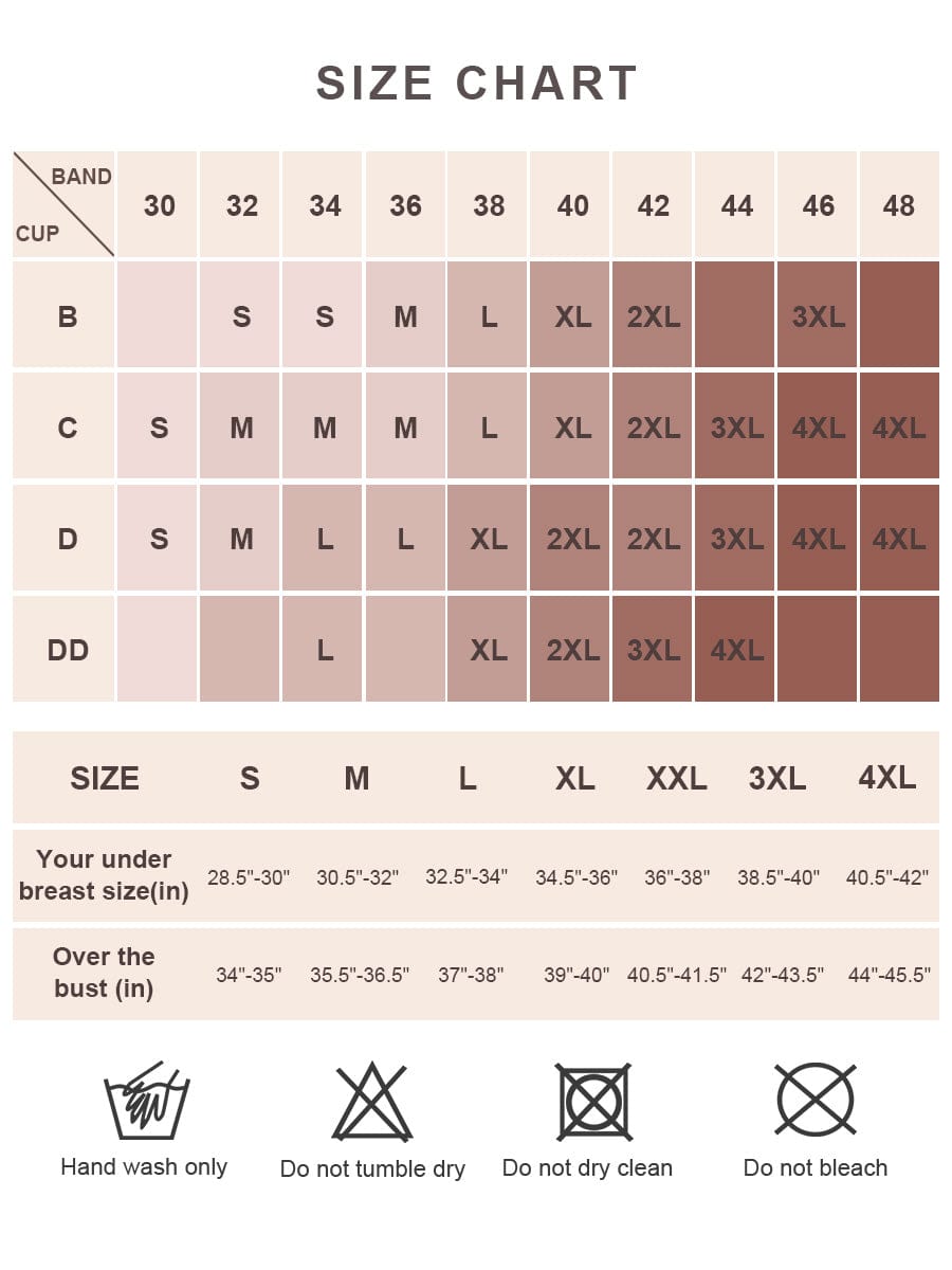 Wireless Bust Support Bra With Wide Straps 11