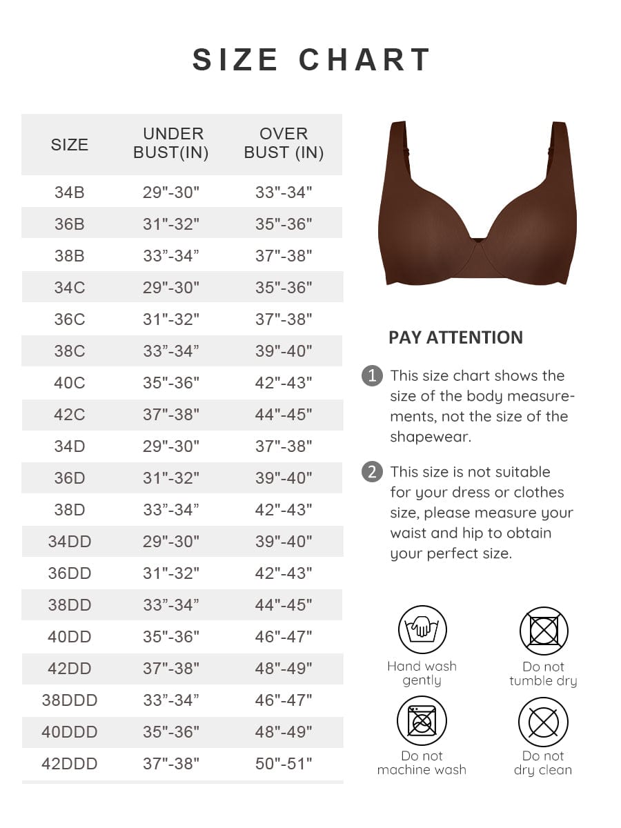Unpadded Underwire Deep V-Neck Side Support Bra 4