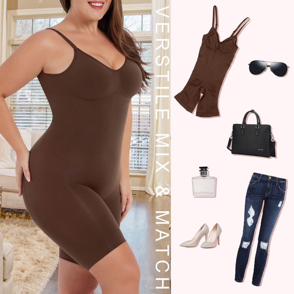 Covered Open-Back Boxer Bodysuit 15