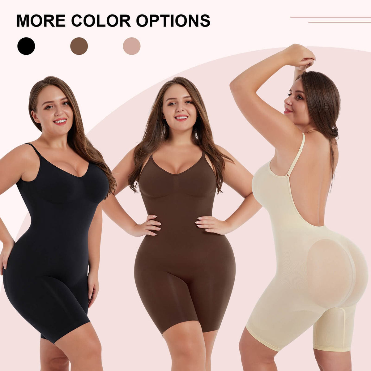 Covered Open-Back Boxer Bodysuit 17