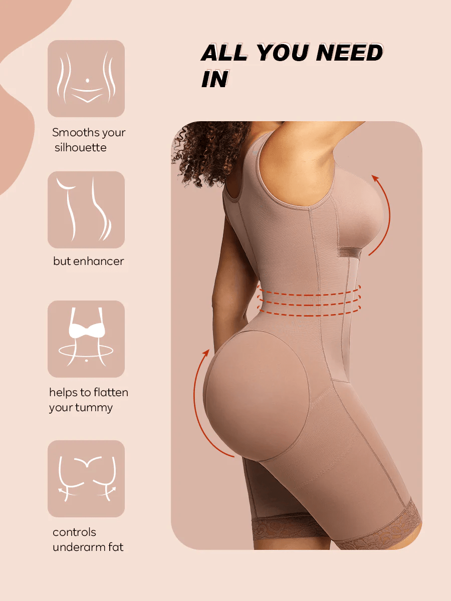 Post-Surgery Chest Wrap Full Body Shapewear 2