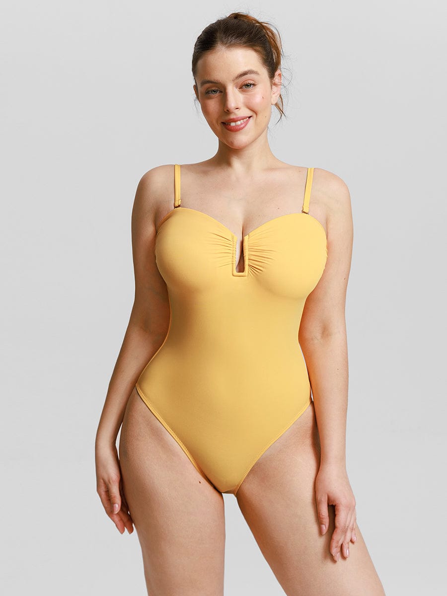 Strapless Tummy Control One-Piece Swimsuit 3
