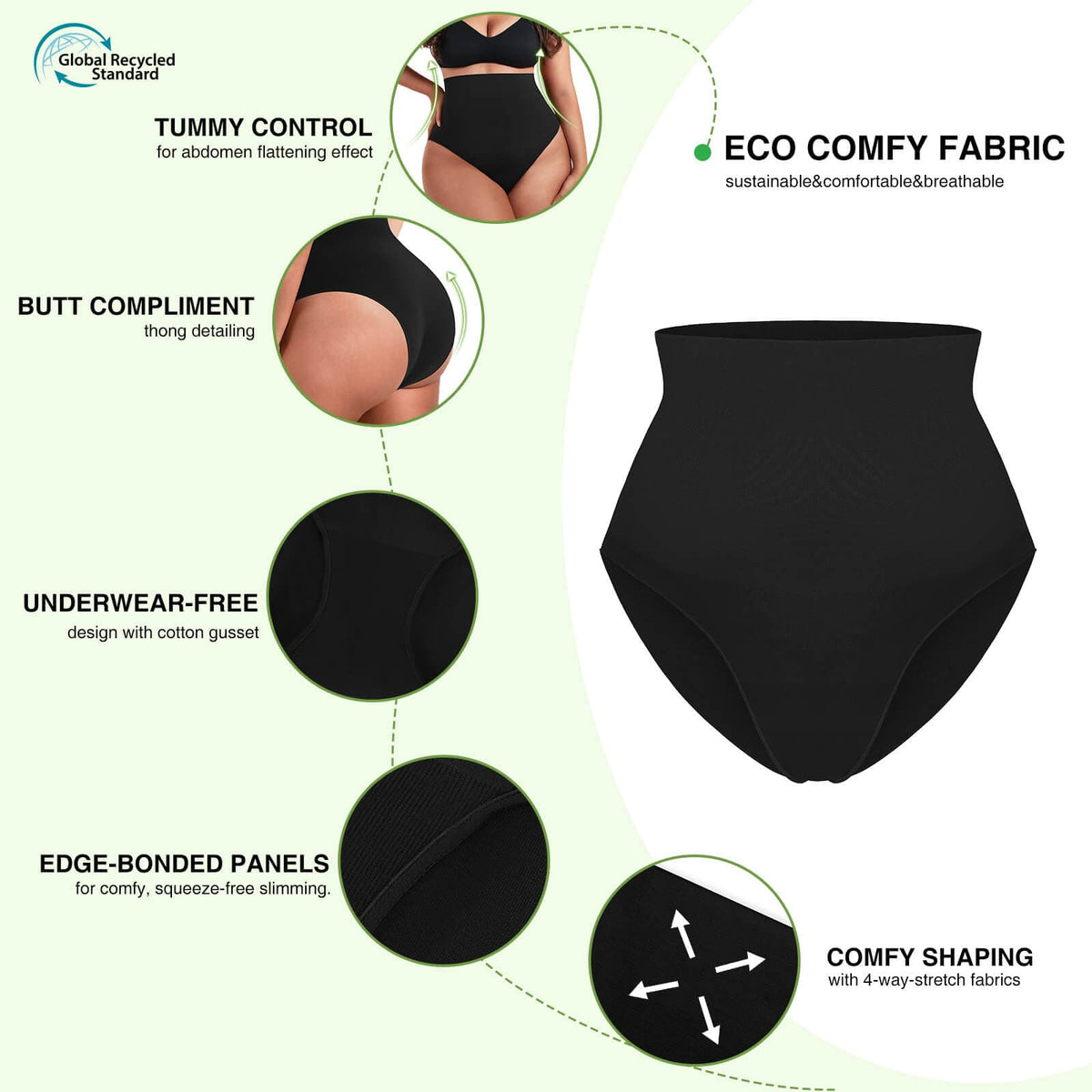 Eco-Friendly Instant Smooth Low-Rise Briefs 1