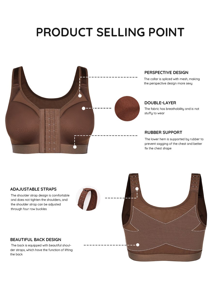 Full Coverage Wireless Post-Surgery Bra 2