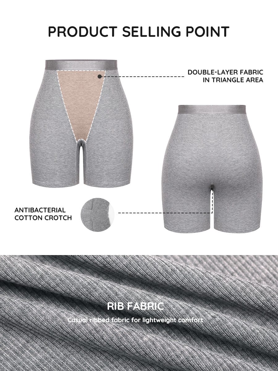 Ribbed Fitted Boxer Shorts 14