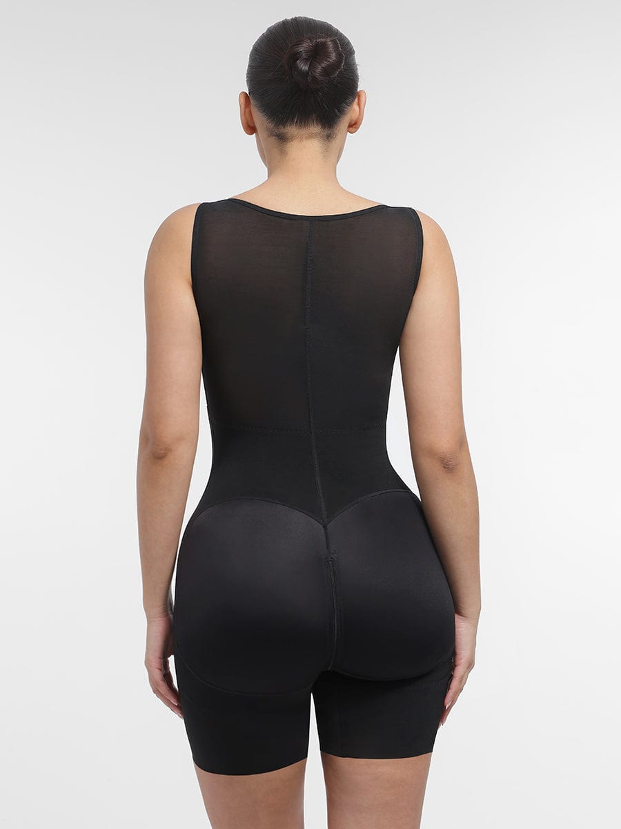 Post-Surgery Peach Butt Full Body Shaper Black 1