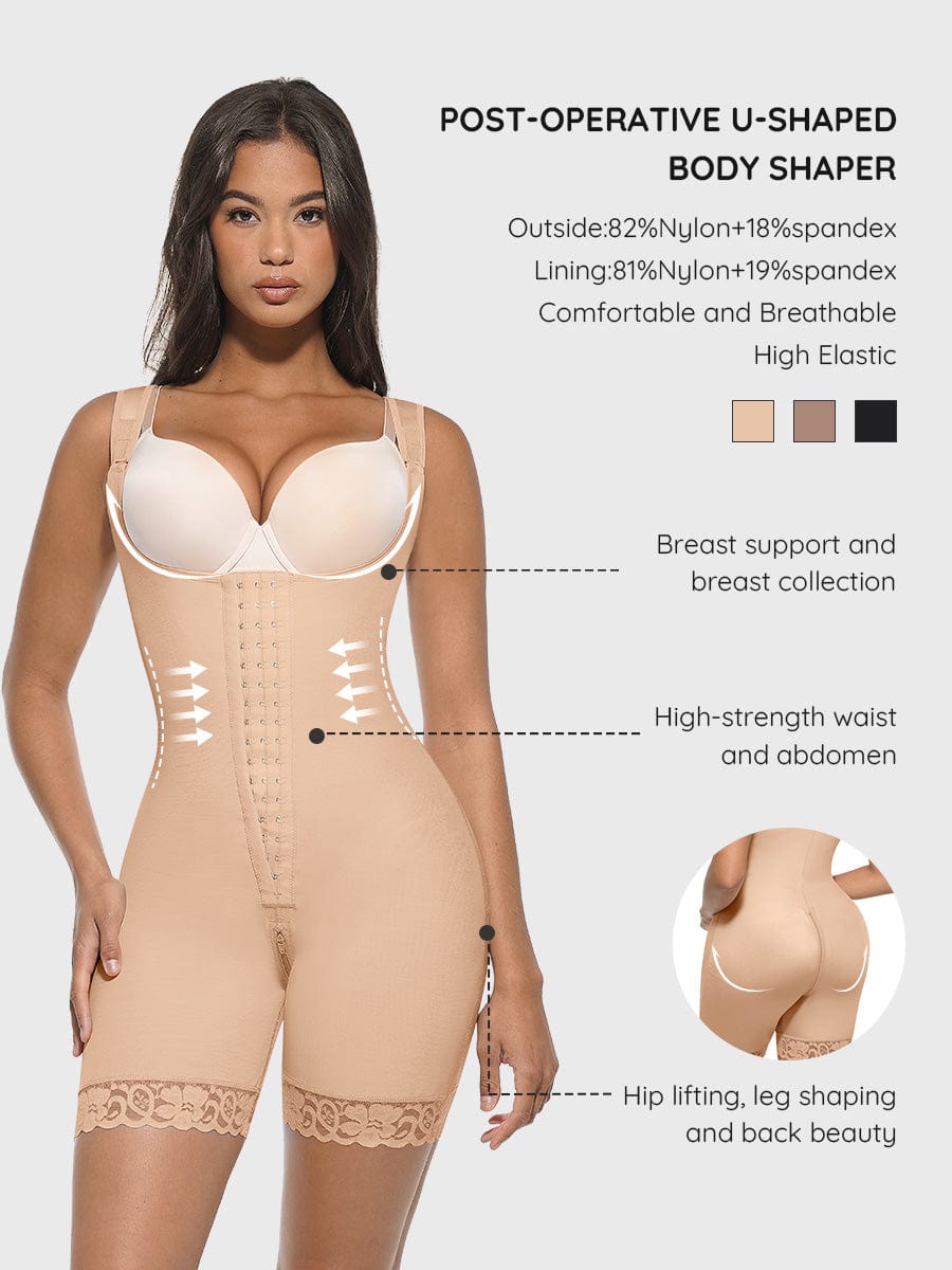 Post-Surgery U-Shaped Support Body Shaper 1