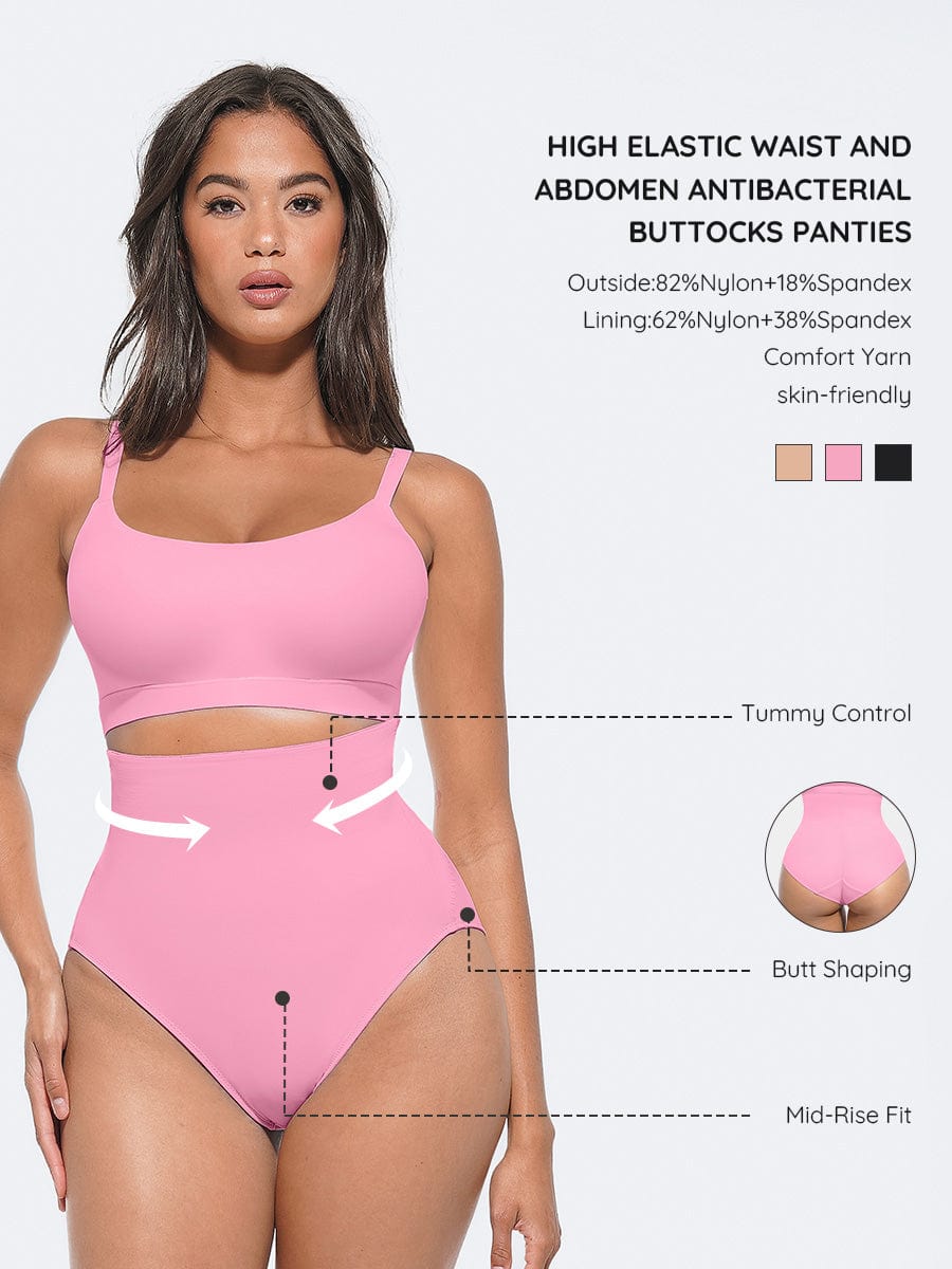 High-Waist Antibacterial Shaping Panties 9