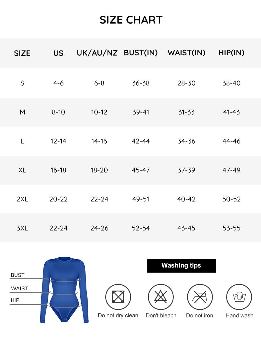 Round Neck Waist Shaping Snap Crotch Bodysuit 5