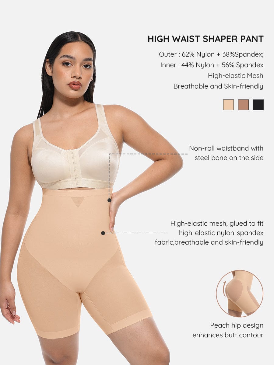 High-Waisted Butt-Lifting Shaper Shorts 2