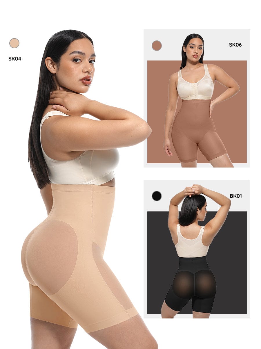 High-Waisted Butt-Lifting Shaper Shorts 4