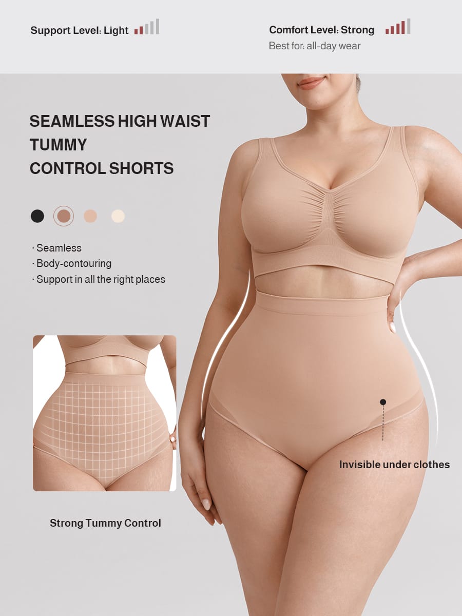 High-Waist Seamless Tummy Control Thong 10
