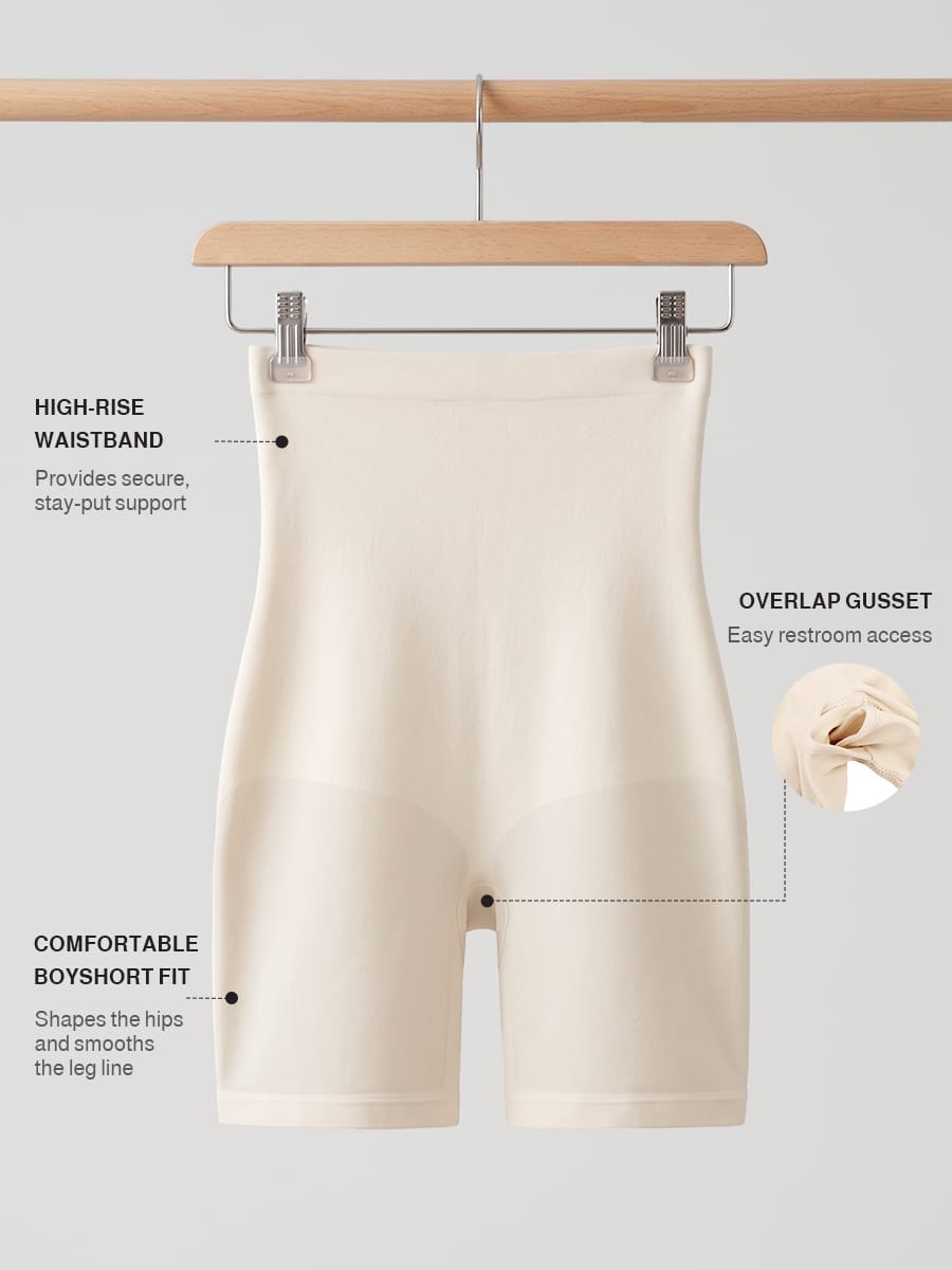 Seamless High-Waist Boyshort Shapewear 20