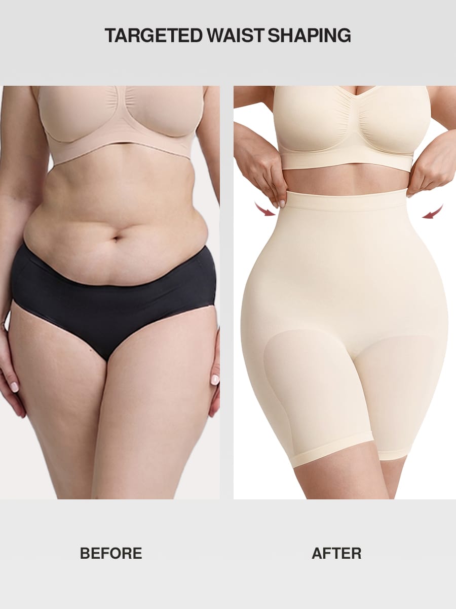 Seamless High-Waist Boyshort Shapewear 22