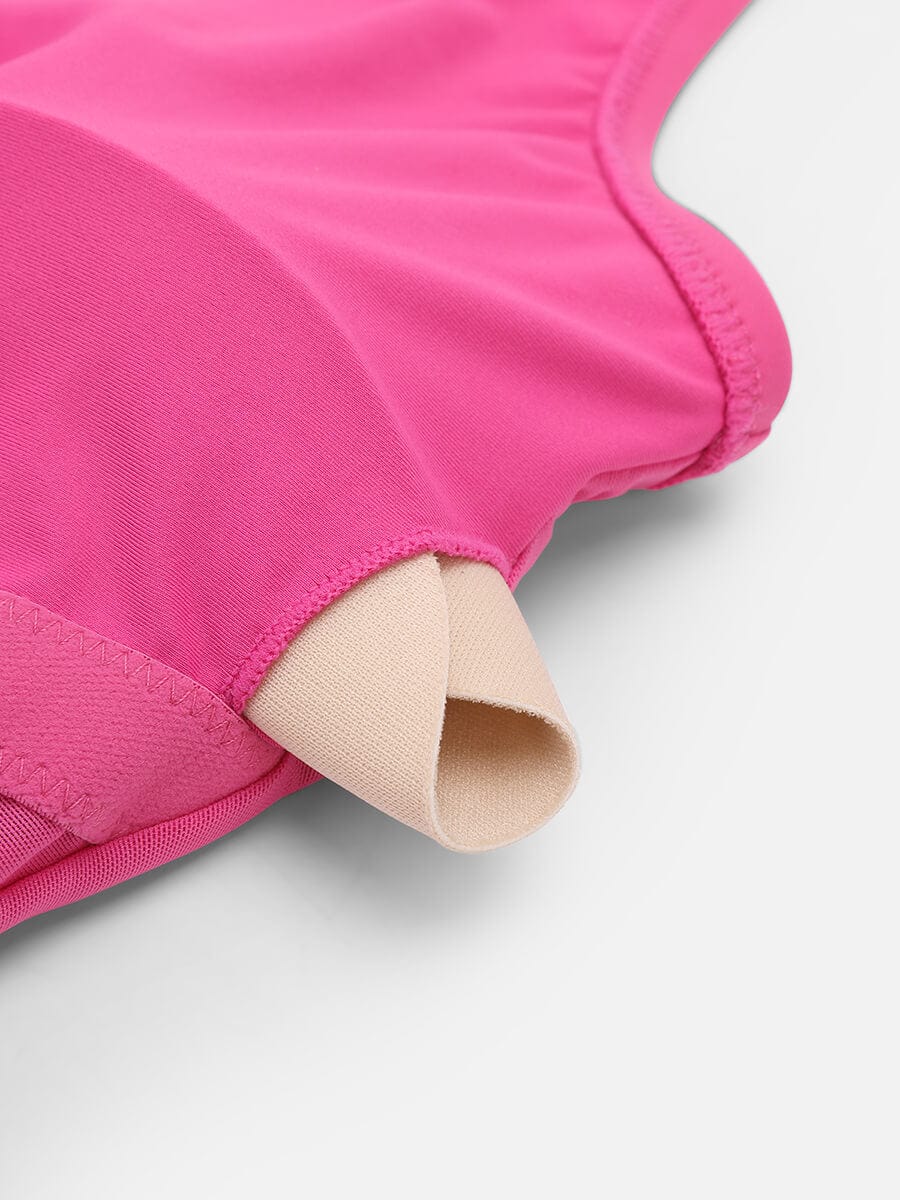 Waist Shaping Tummy Control Swimsuit Pink 3