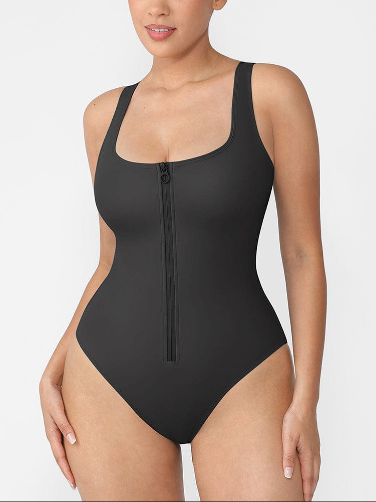 Waist Shaping Tummy Control Swimsuit Pink 6