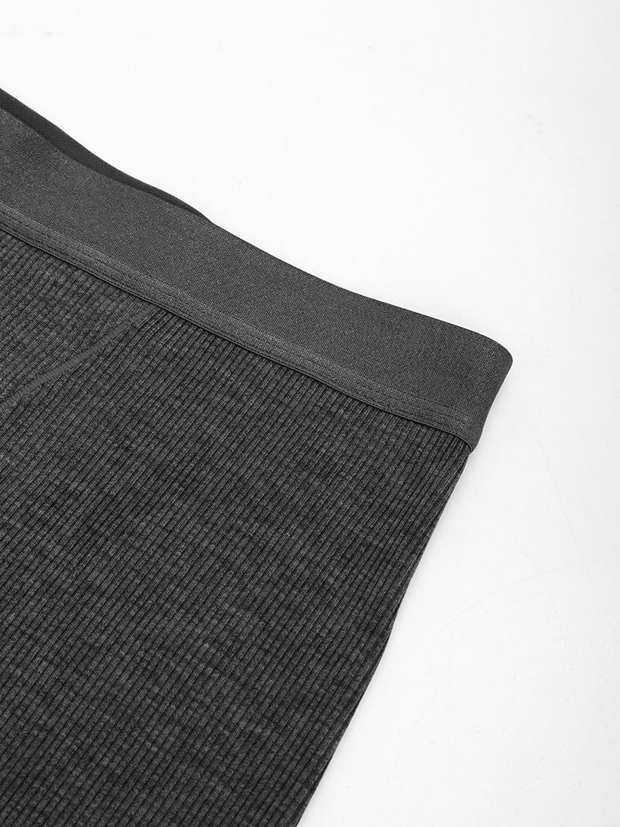 Ribbed Fitted Boxer Shorts 12