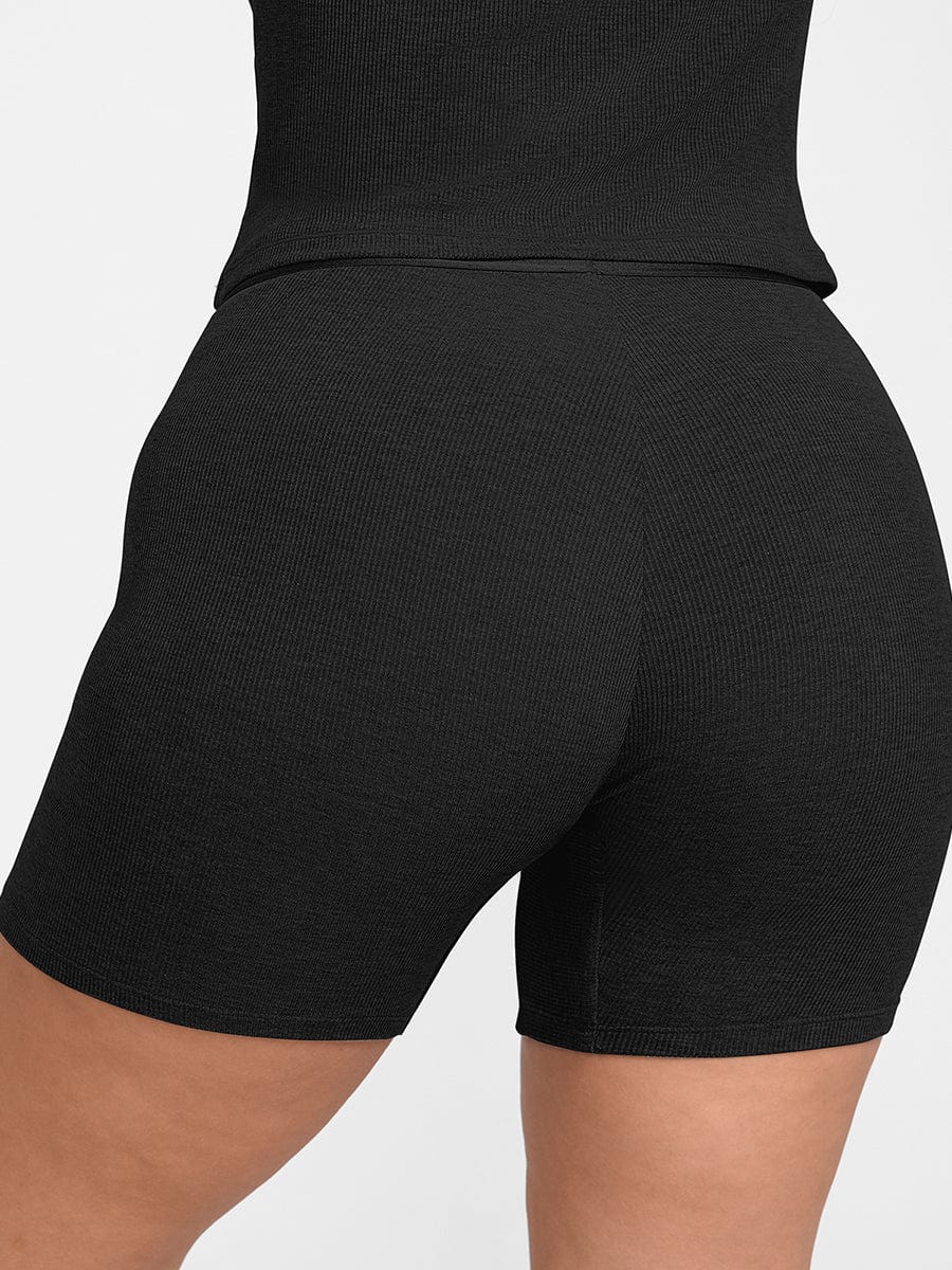 Ribbed Fitted Boxer Shorts 5
