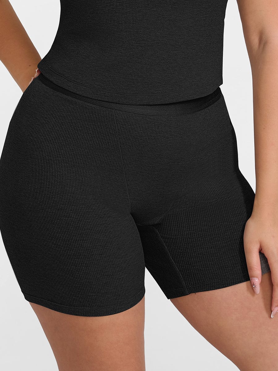 Ribbed Fitted Boxer Shorts 6