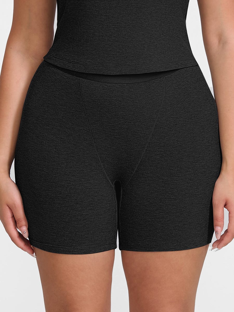 Ribbed Fitted Boxer Shorts 4