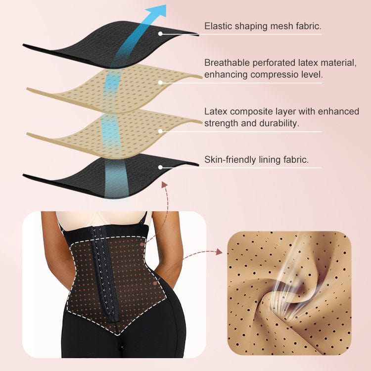 Lace Latex Buttocks-Lifting Shapewear 8