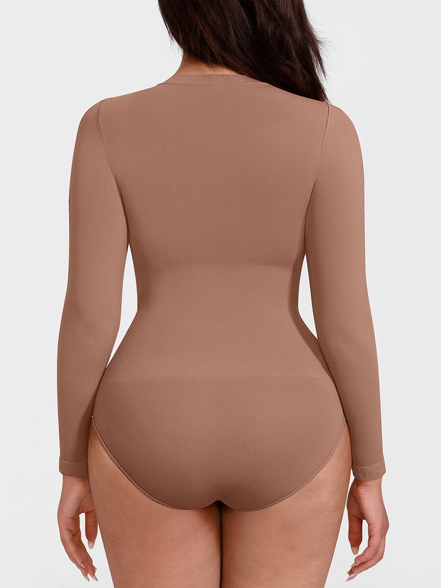 Long Sleeve Tummy Control Bodysuit 3