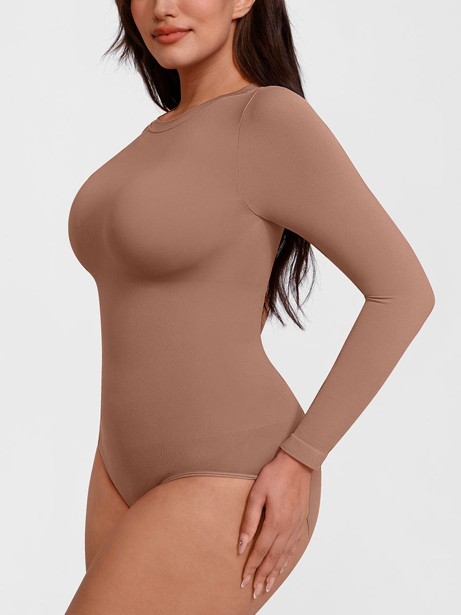 Long Sleeve Tummy Control Bodysuit 2