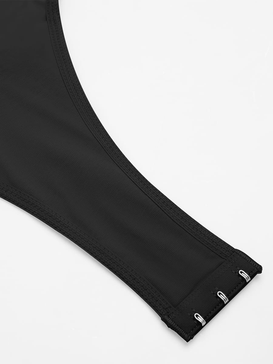 Seamless Underwire Half Cup Bodysuit With Removable Pads 21