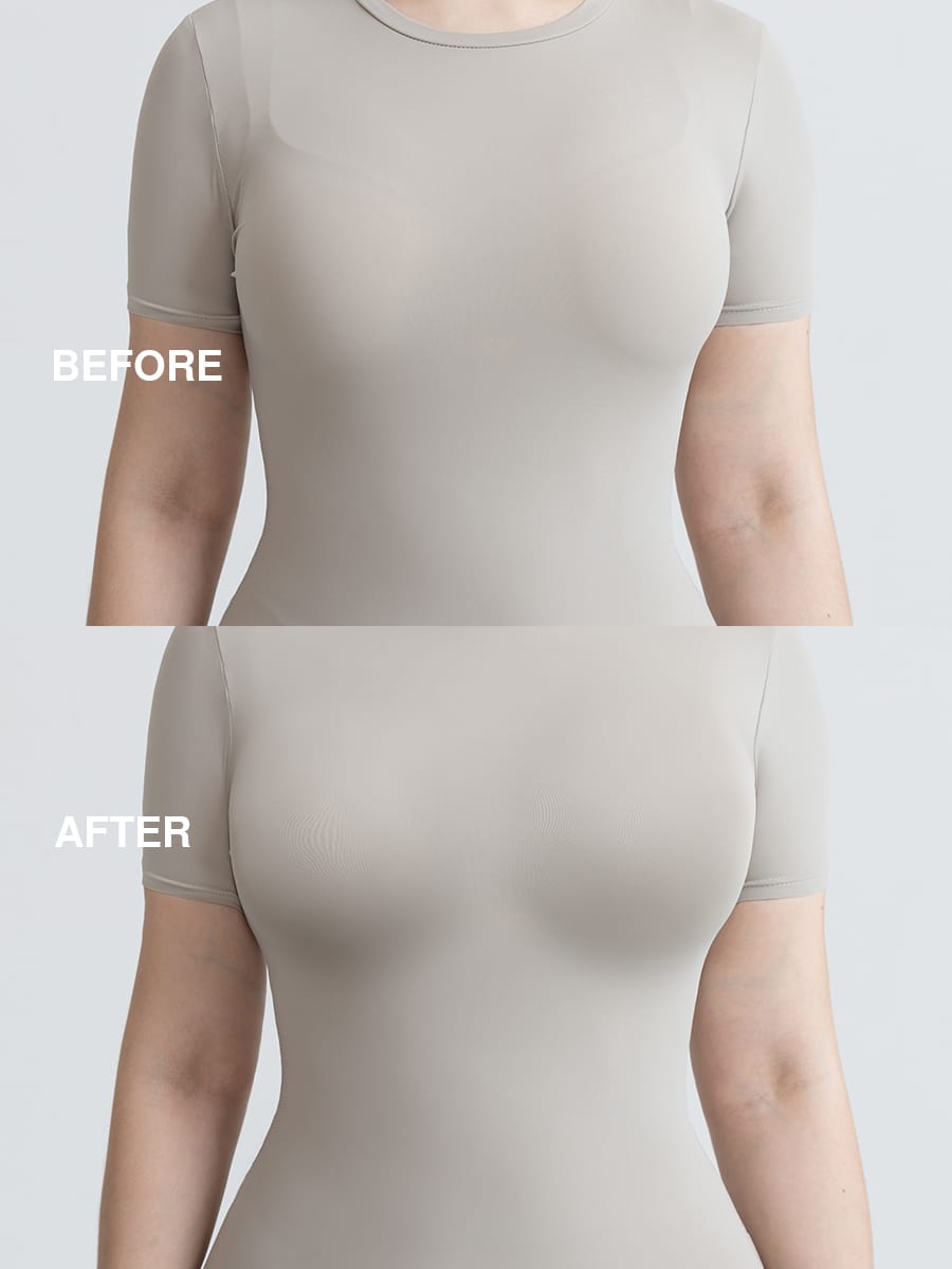 Seamless Underwire Half Cup Bodysuit With Removable Pads 3