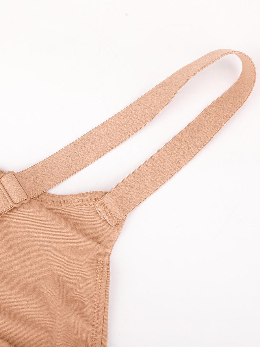 Everyday Adjustable Strap Bralette Light Brown 1