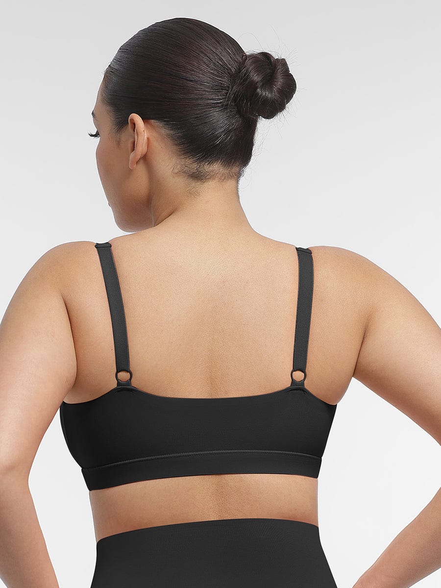 Everyday Adjustable Strap Bralette Black 6