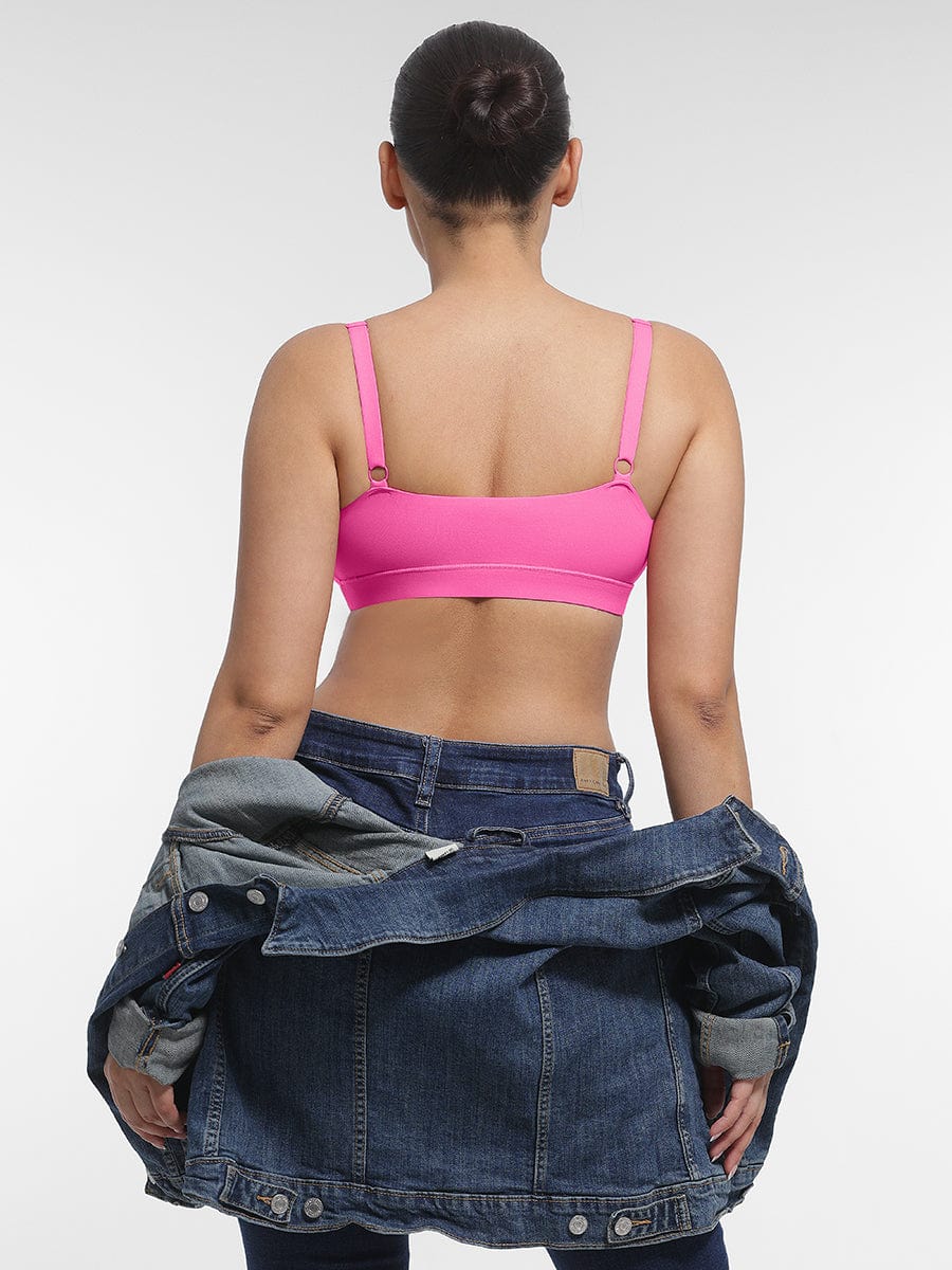 Everyday Adjustable Strap Bralette Black 1