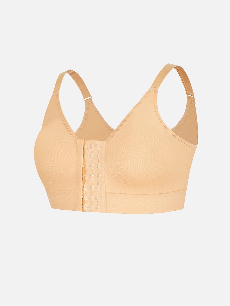 Post-Surgery Full Coverage Front Closure Bra Light Skin 1