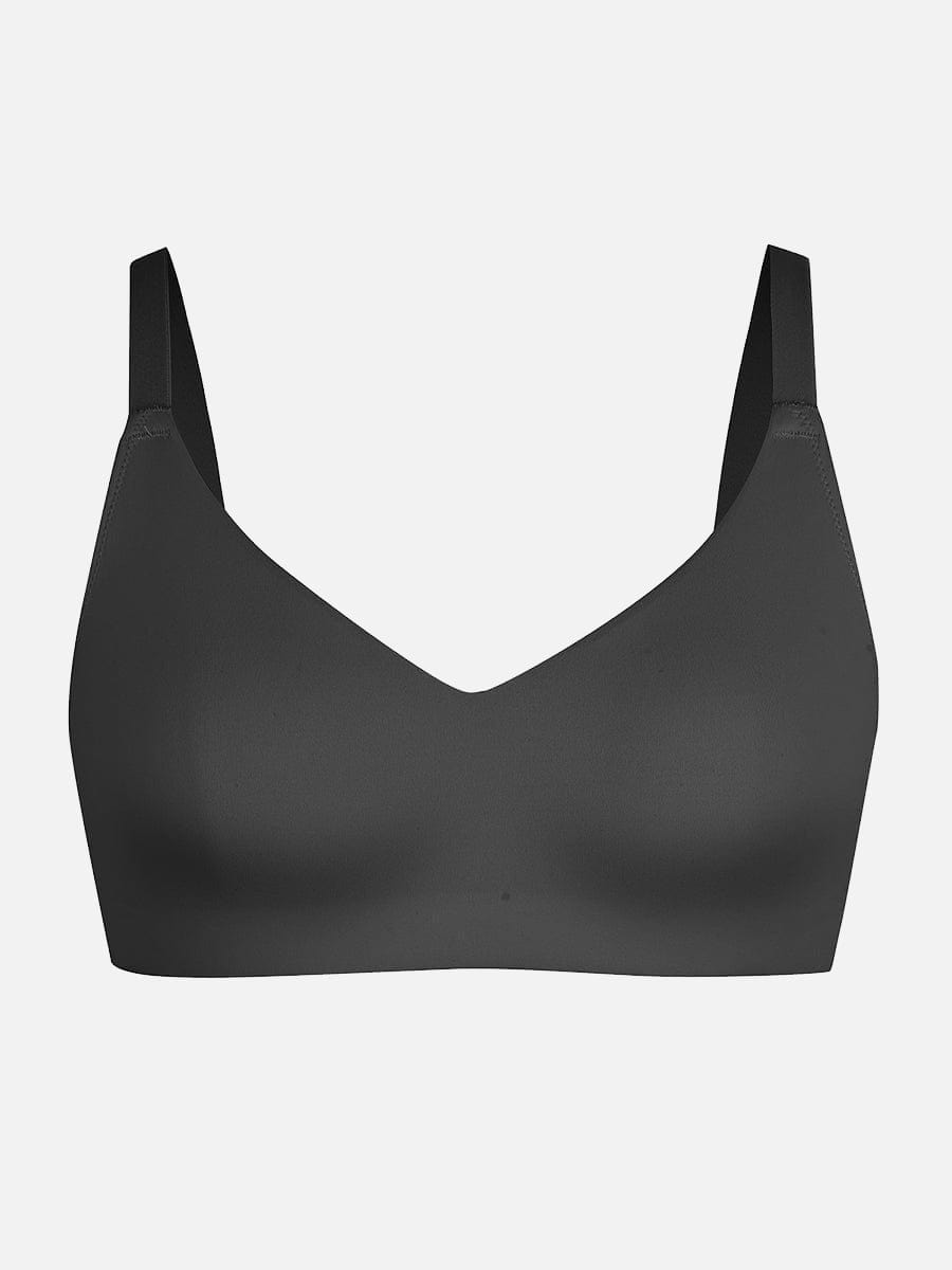 Seamless V-Neck Underarm-Smoothing Bralette Light Skin 7