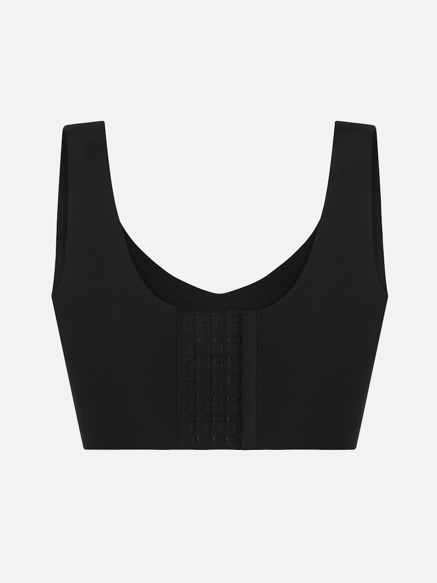 Fitted V-Neck Seamless Bra Tank Top 1