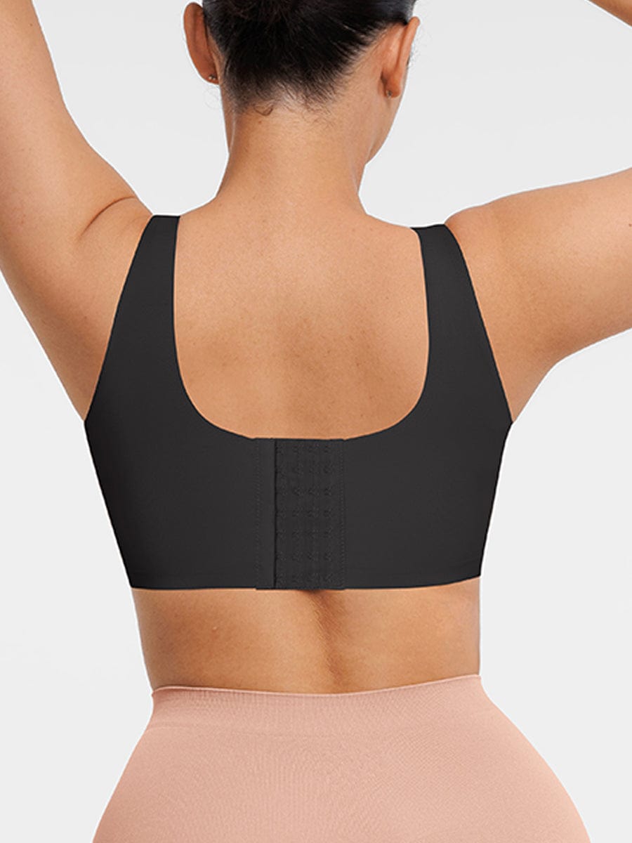 Fitted V-Neck Seamless Bra Tank Top Light Skin 1