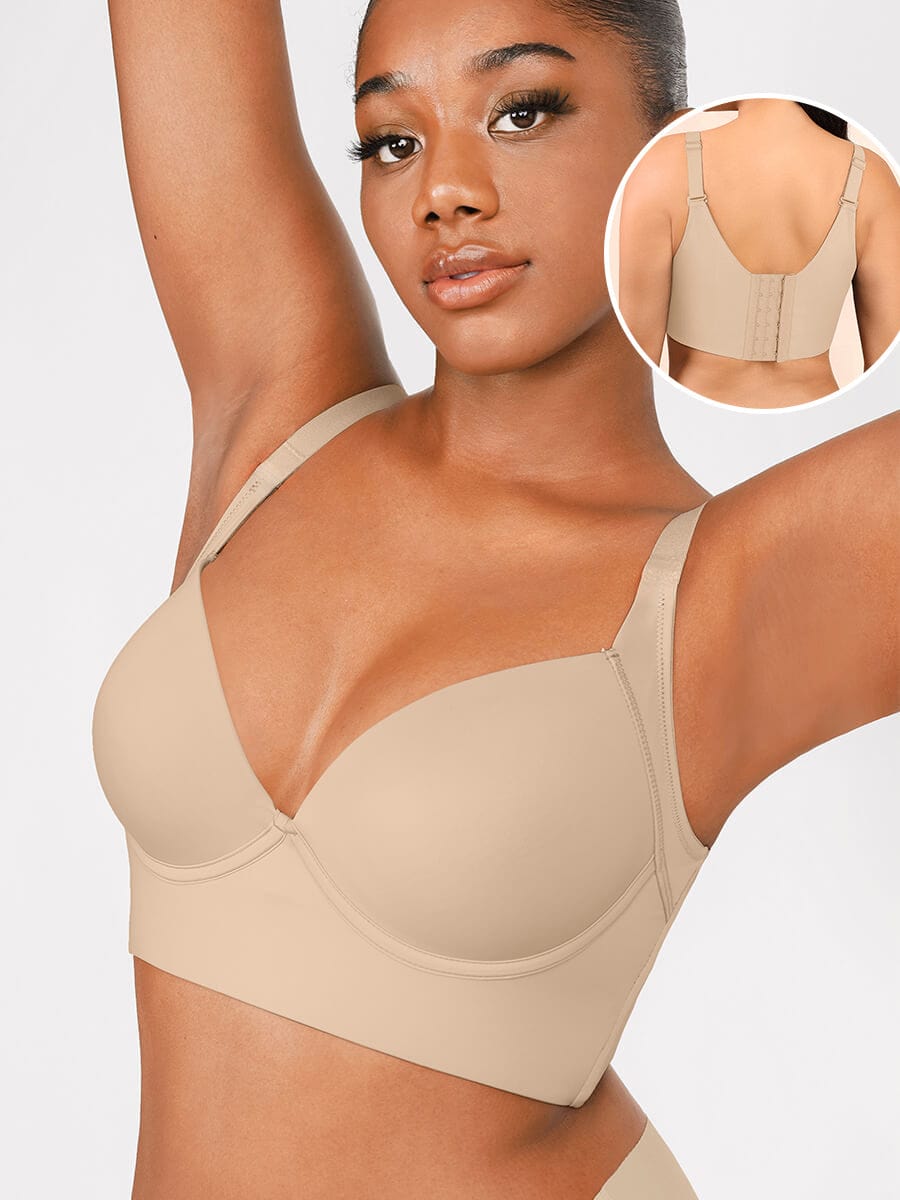 Underwire Push-Up Full Coverage Back-Smoothing Bra Light Skin 6