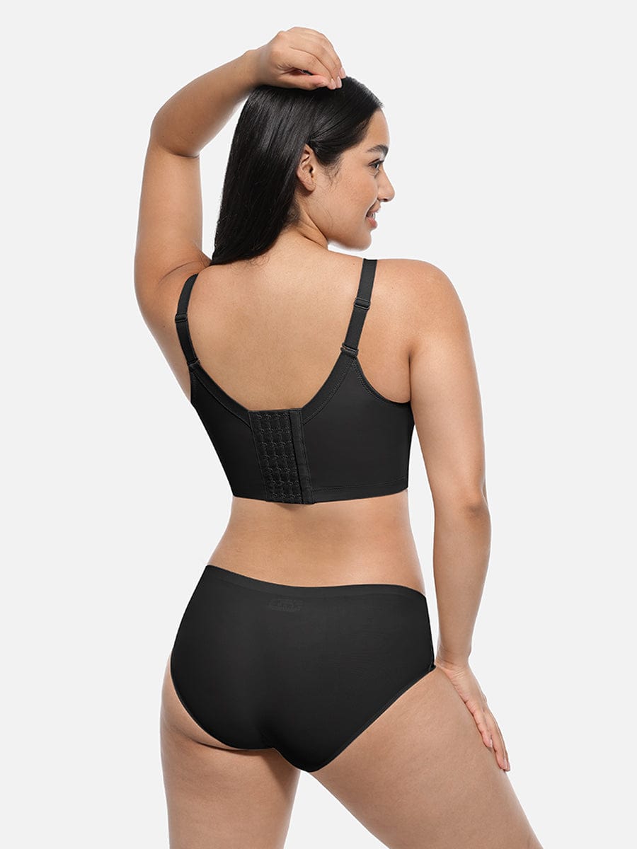 Deep Cup Push-Up Full Coverage Bra Black 5