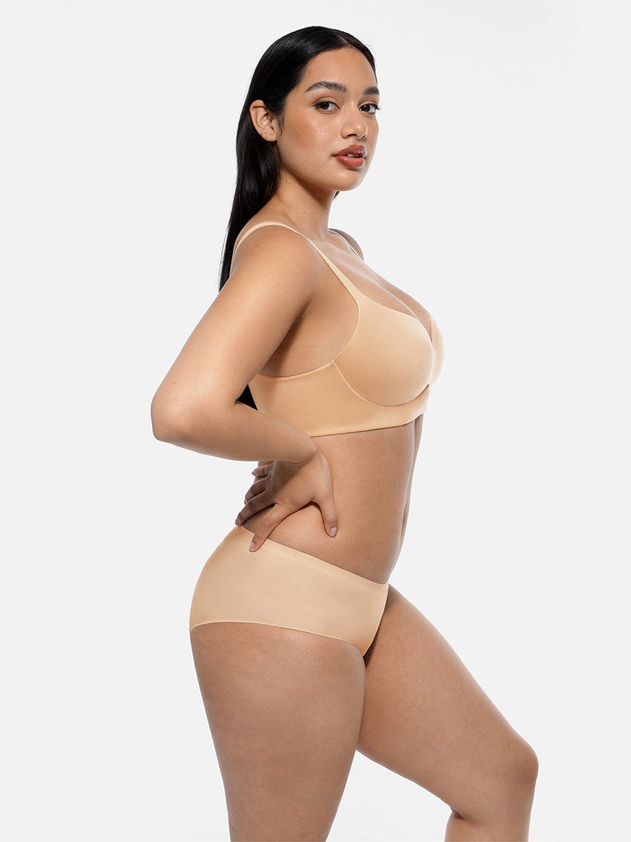 Wireless Push-Up Demi Bralette Light Skin 1