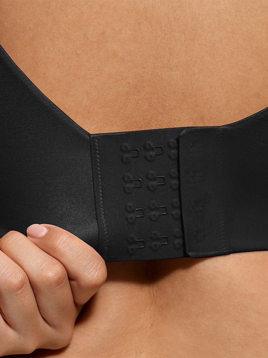 Wireless Push-Up Demi Bralette Black 5