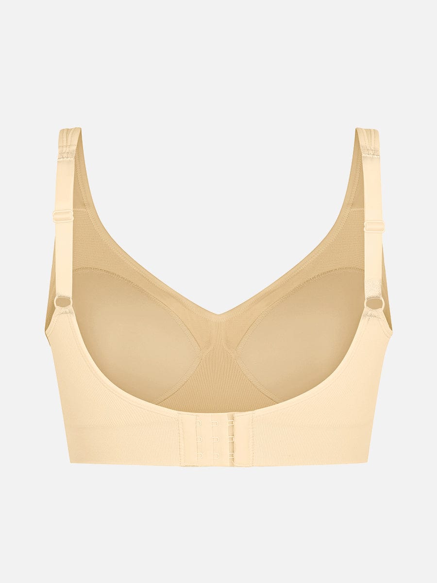 Wireless Bust Support Bra With Wide Straps Dark Skin 5