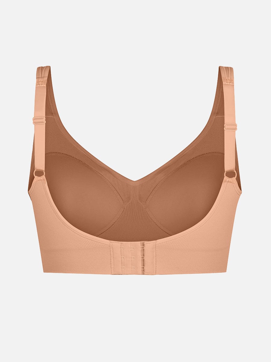 Wireless Bust Support Bra With Wide Straps Light Skin 4