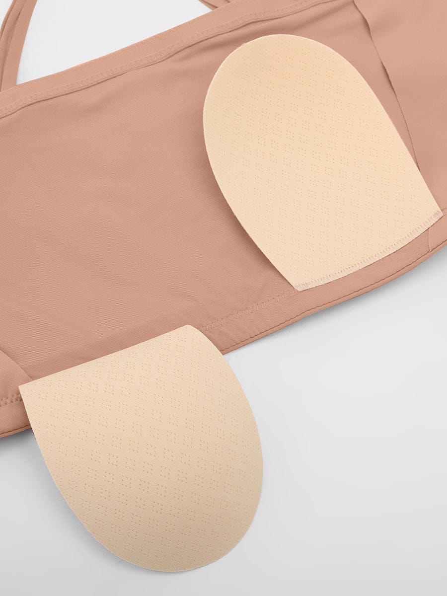 Strapless Anti-Slip Bandeau Bra Nude 2