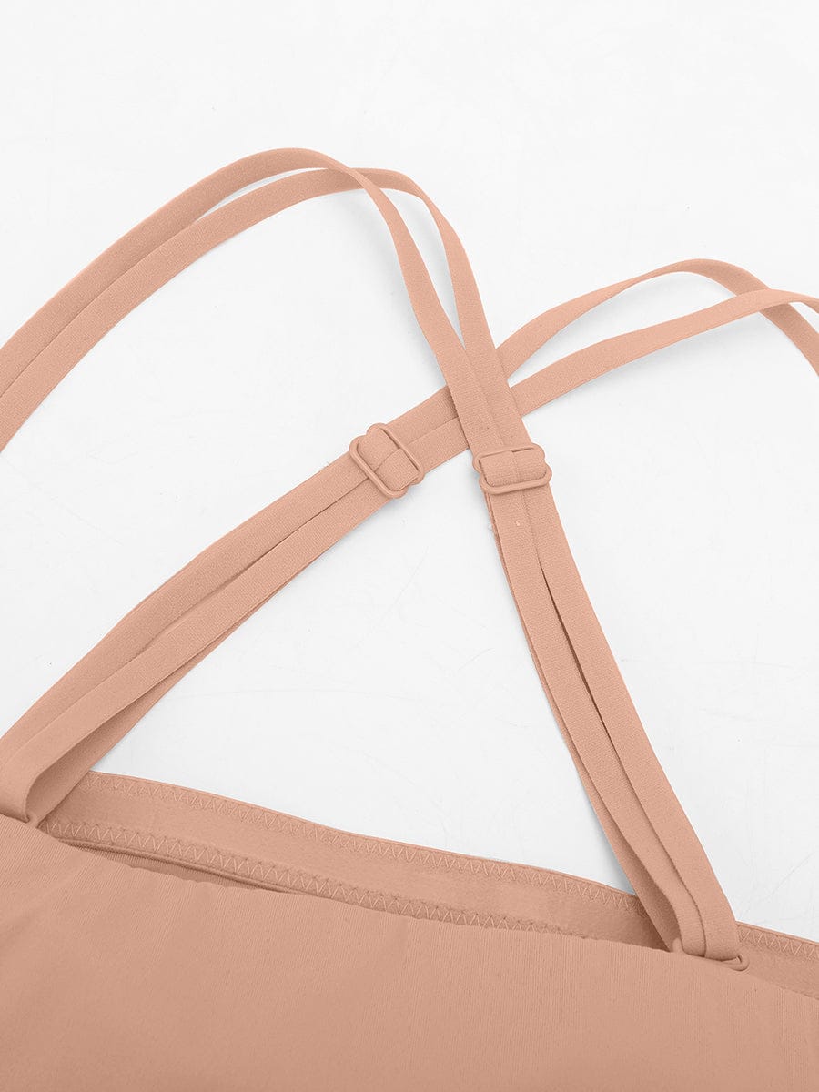 Strapless Anti-Slip Bandeau Bra Nude 3