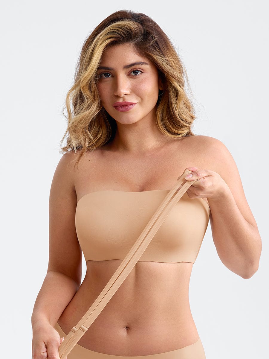 Strapless Anti-Slip Bandeau Bra 7