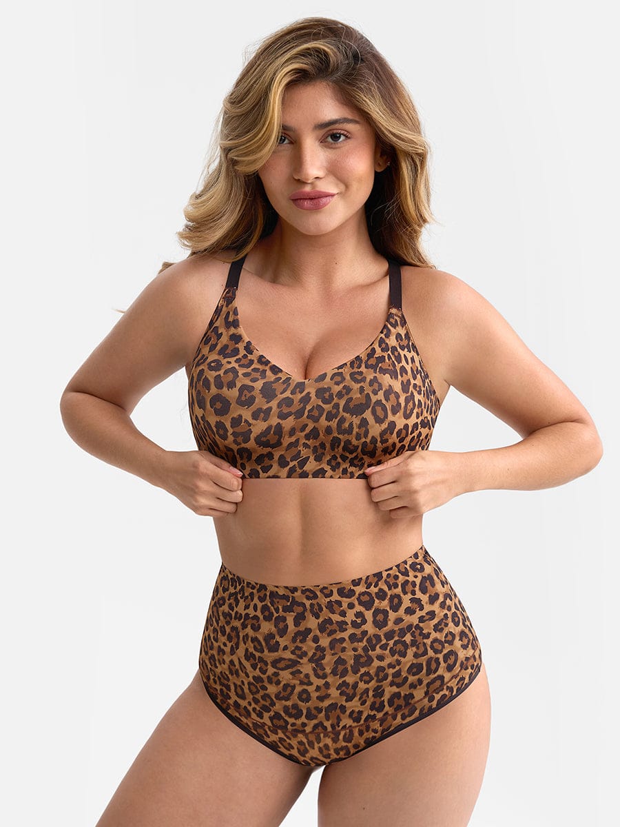 Seamless V-Neck Underarm-Smoothing Bralette 12