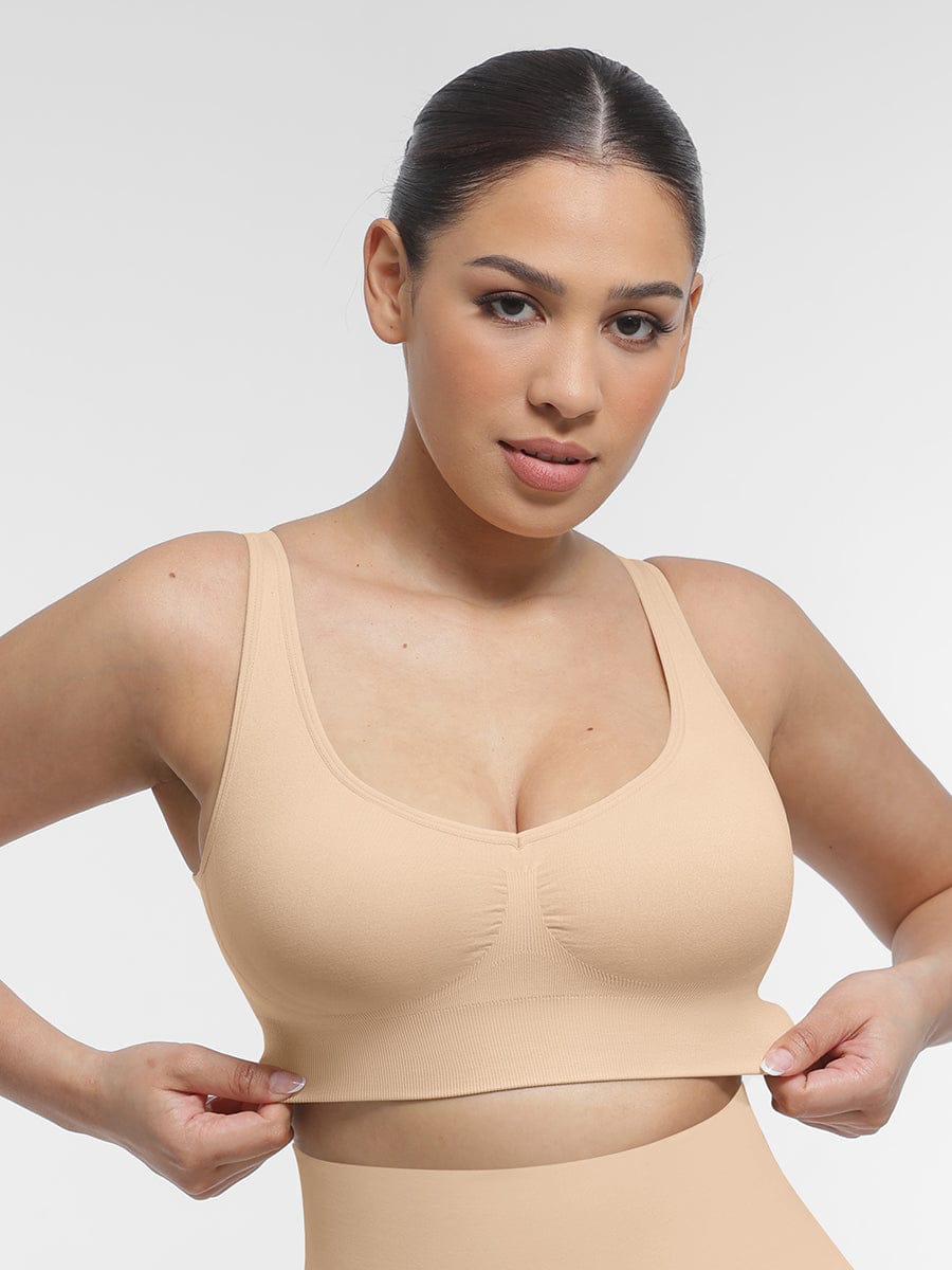 Seamless Back Fat Reduction Inner Bra Light Skin 4