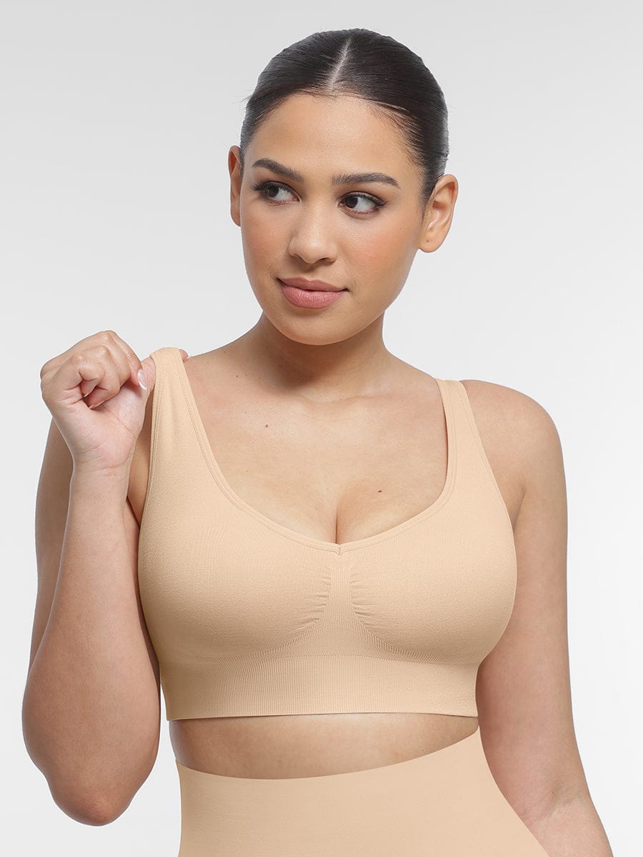 Seamless Back Fat Reduction Inner Bra Light Skin 5