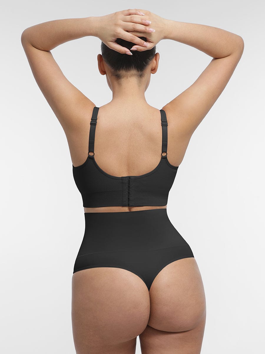 Seamless Back Fat Reduction Inner Bra White 4